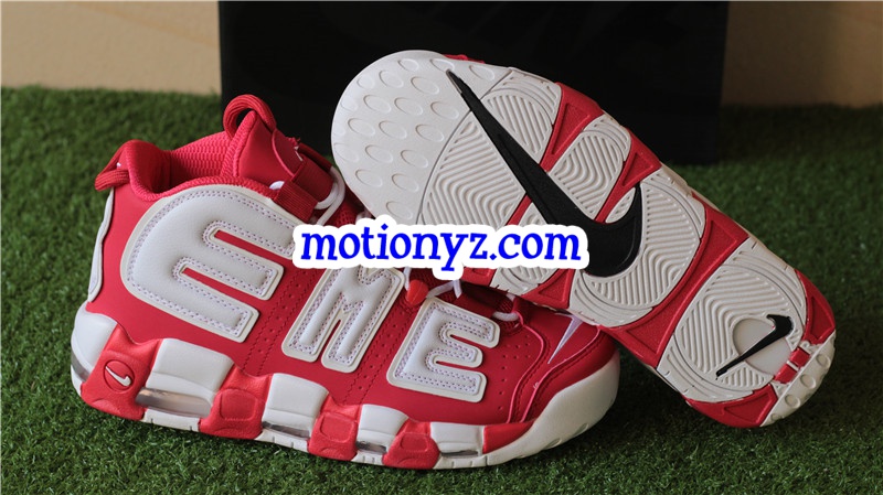 Supreme x Nike Air More Uptempo Red